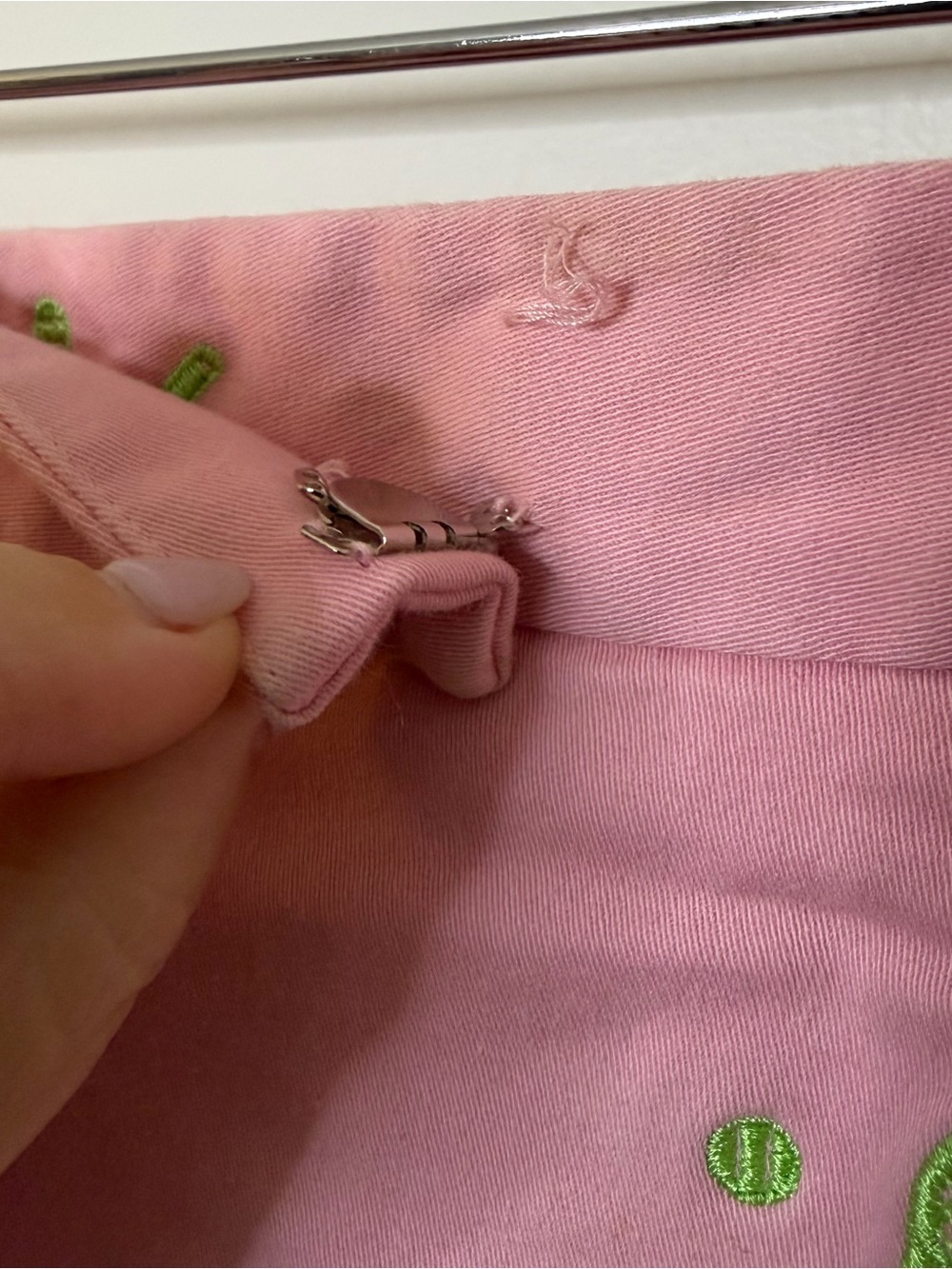 Lilly Pulitzer Pink Embroidered Tennis Racket Shorts size 6 - Picture 3 of 7
